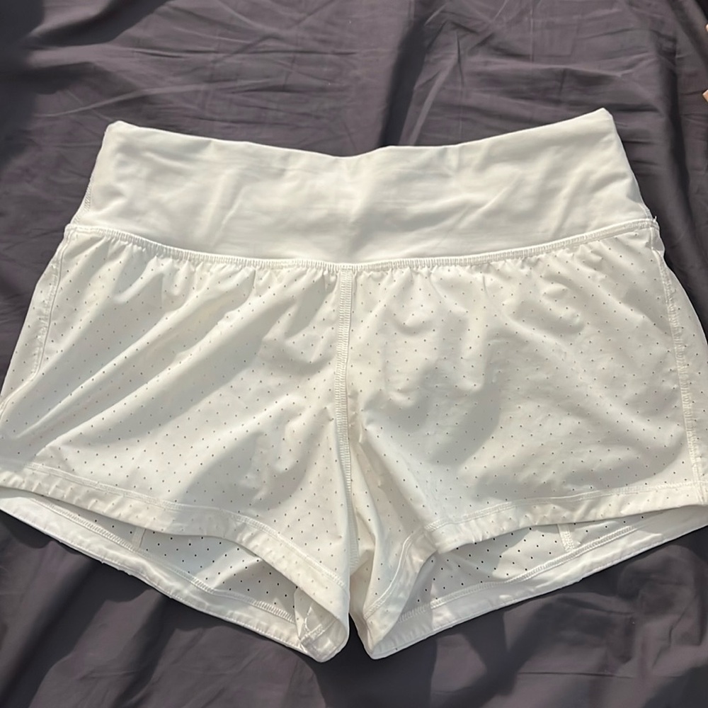 Lululemon White Shorts